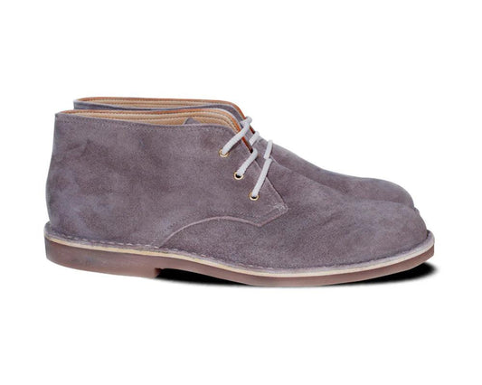 Style and Comfort with Grey Chukka Boots - Limassolian Leathers